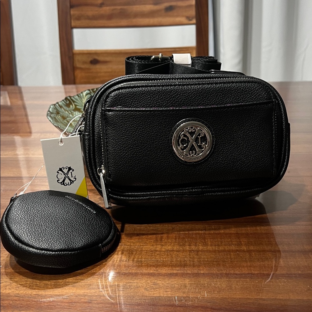 Christian Lacroix Black Camera Bag NWT